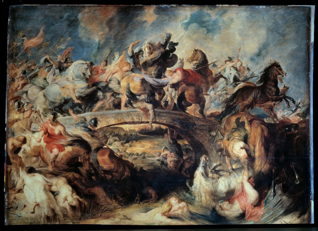 II - La Galleria di Cornelis van der Geest, Rubenshuis, Anversa, opera di Peter Paul Rubens, Battaglia delle Amazzoni